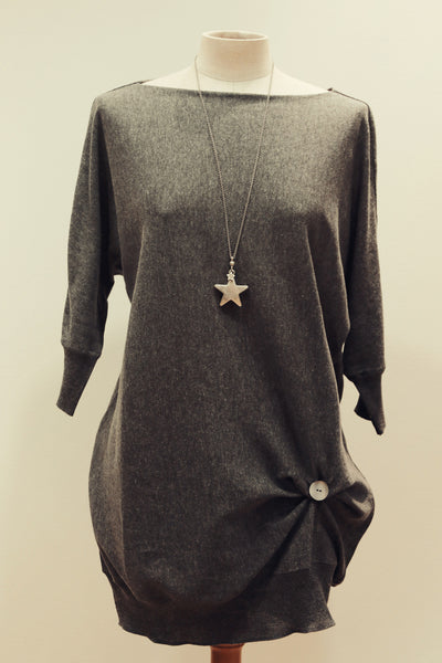 Blouse with button detail